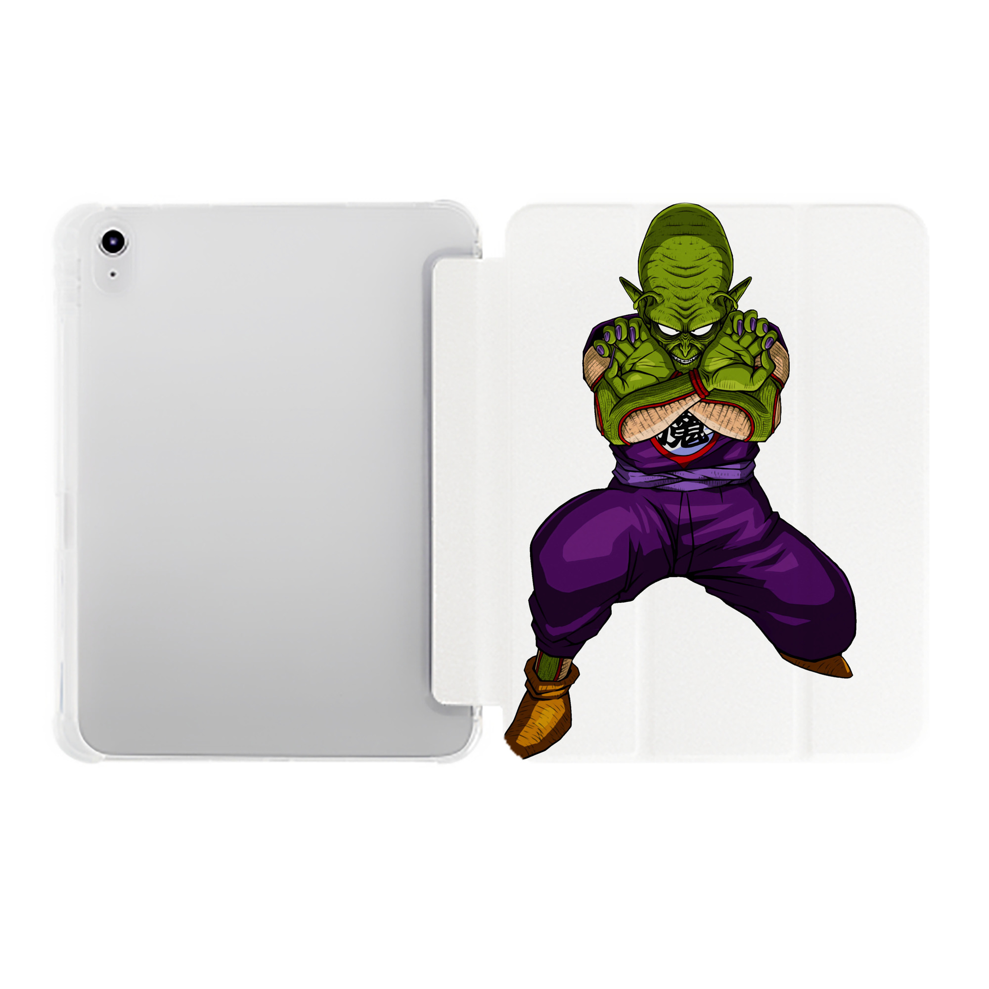 （画像用） ドラゴンボール DRAGON BALL IPad ケース ペン収納付き 三つ折りスタンド PUレザー×シリコン 対応機種9.5/10.5/10.9インチ